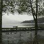 Le Lac d'Annecy sous la pluie